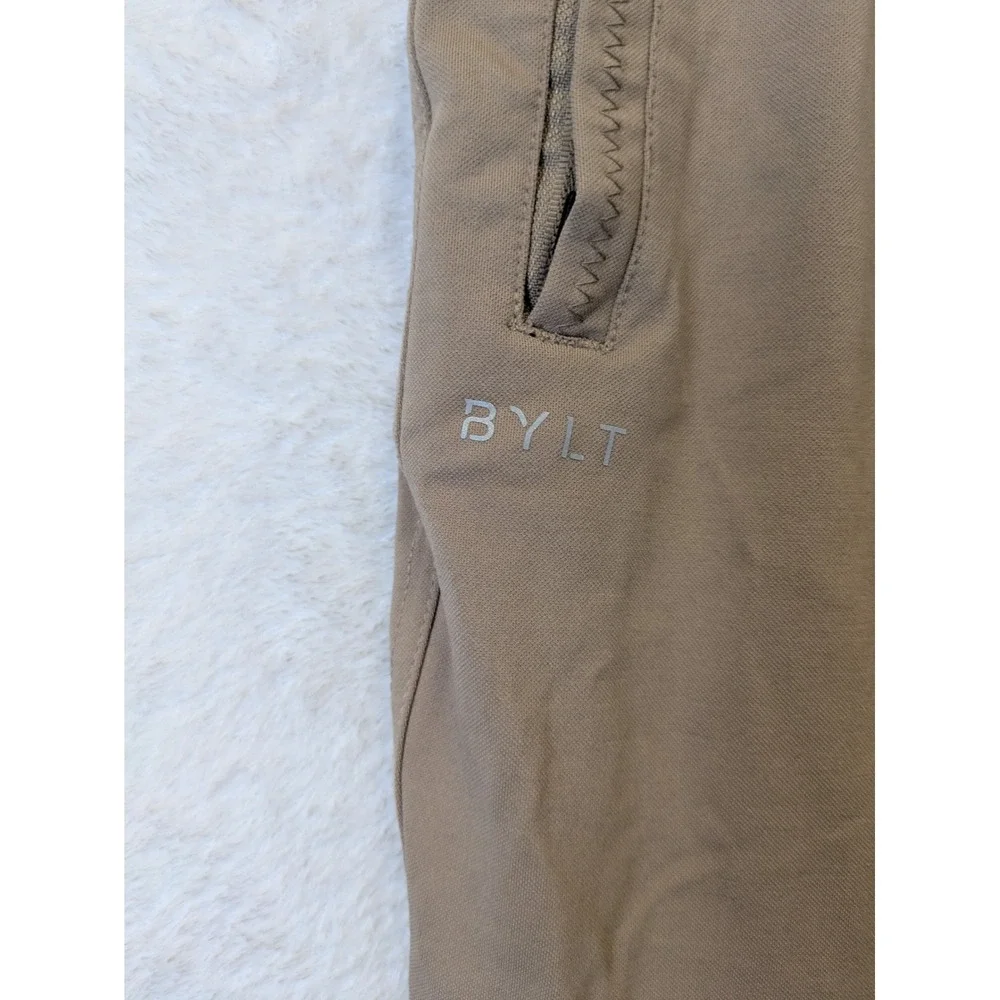 BYLT Premium Basics Elite+ Jogger Mens‎ Medium Khaki Tan Athletic Pants M